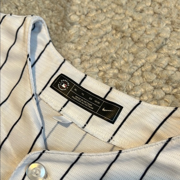 Nike New York Yankees Giancarlo Stanton Pinstripe Jersey - Picture 6 of 12